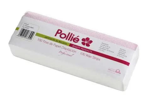 PAPEL BANDAS DEPILACION POLLIE 100 unid